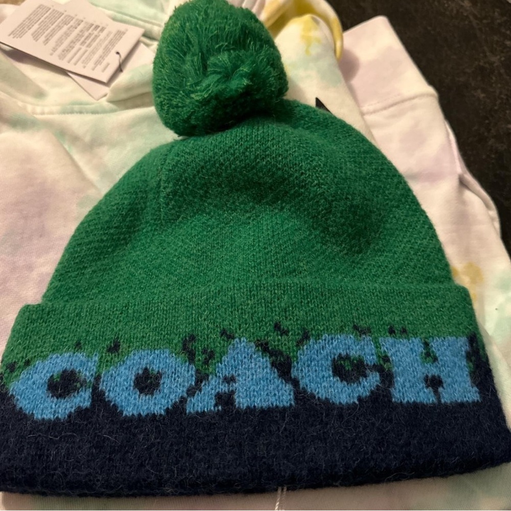 Coach ombré beanie